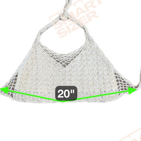 Crochet Halter Top in Cream - Picture 2 of 2
